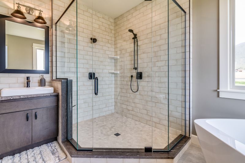 Bathroom with Frameless Glass Shower